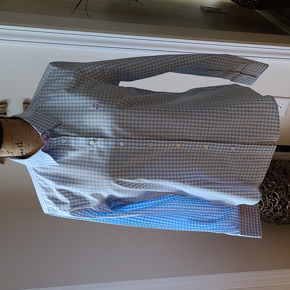 "346" Brooks Brothers Long Sleeve Gingham Shirt 8